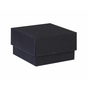 Darčeková krabička dno a veko 40x40x25 mm, čierna